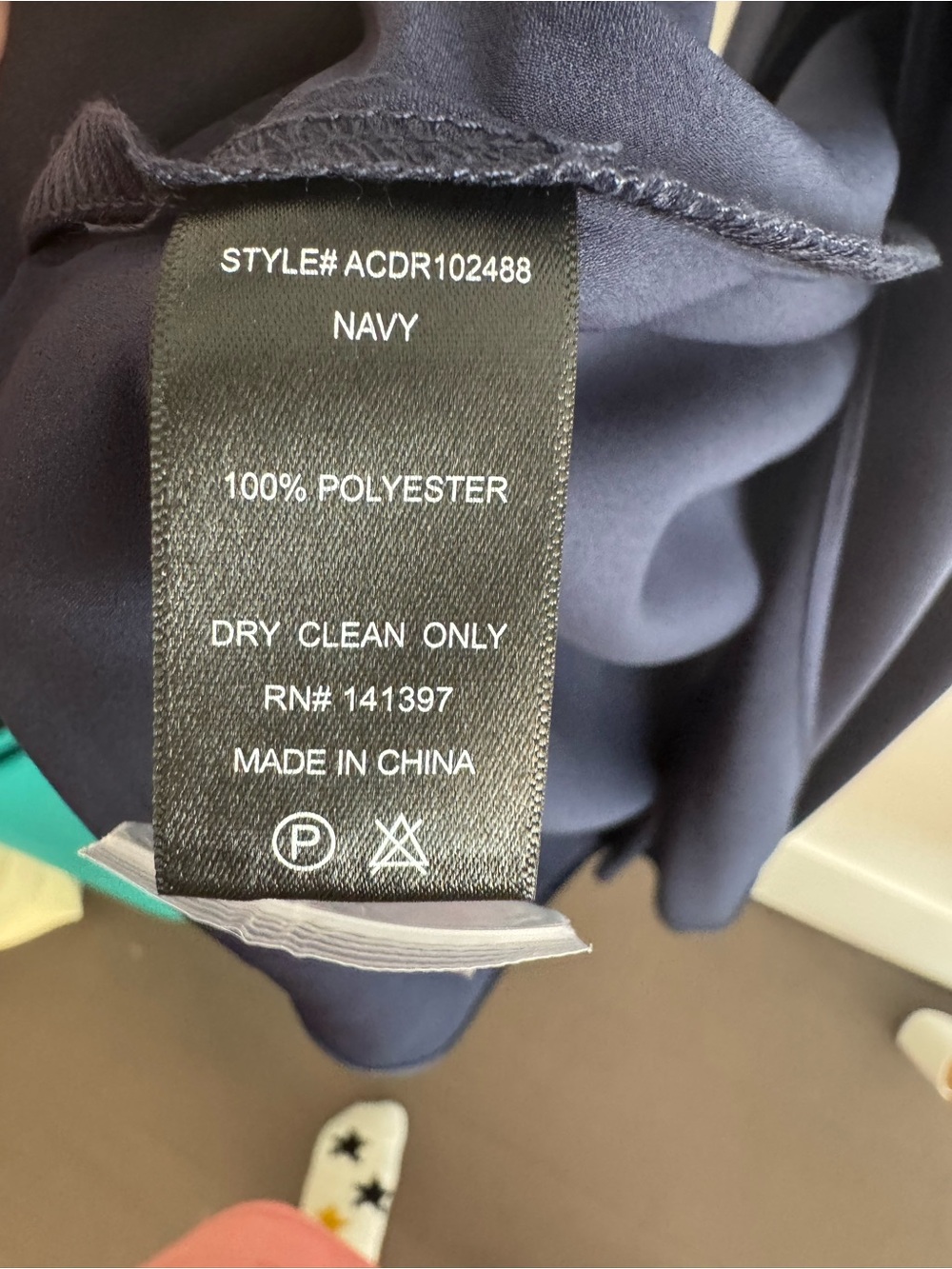 Navy ASTR the Label Jelyn Satin Midi Dress - Picture 5 of 8